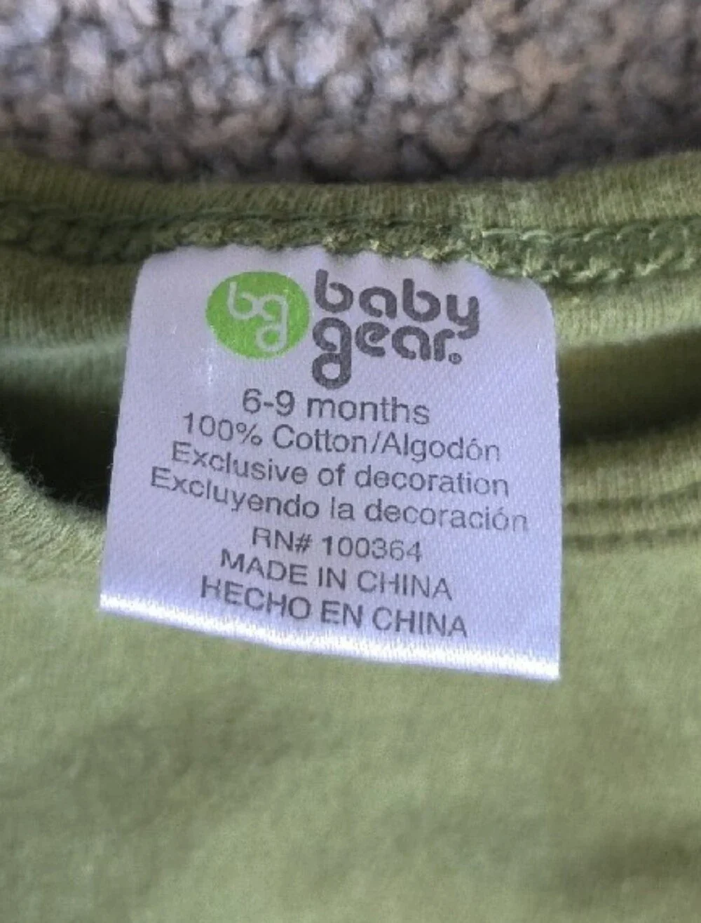 Baby Gear Olive Green 'Wing Man' Long-Sleeve One-Piece Bodysuit